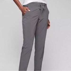 Athleta Midtown Gray Ankle Pants Size 6P